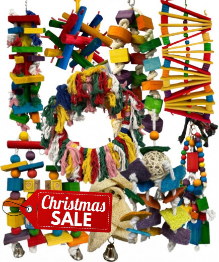 9 X Parrot Toy Pack - African Grey, Amazon, Cockatoo, Macaw Etc - RRP £148.91 - Pack 5 9 X Parrot Toy Pack - African Grey, Amazon, Cockatoo, Macaw Etc - RRP £148.91 - Pack 5